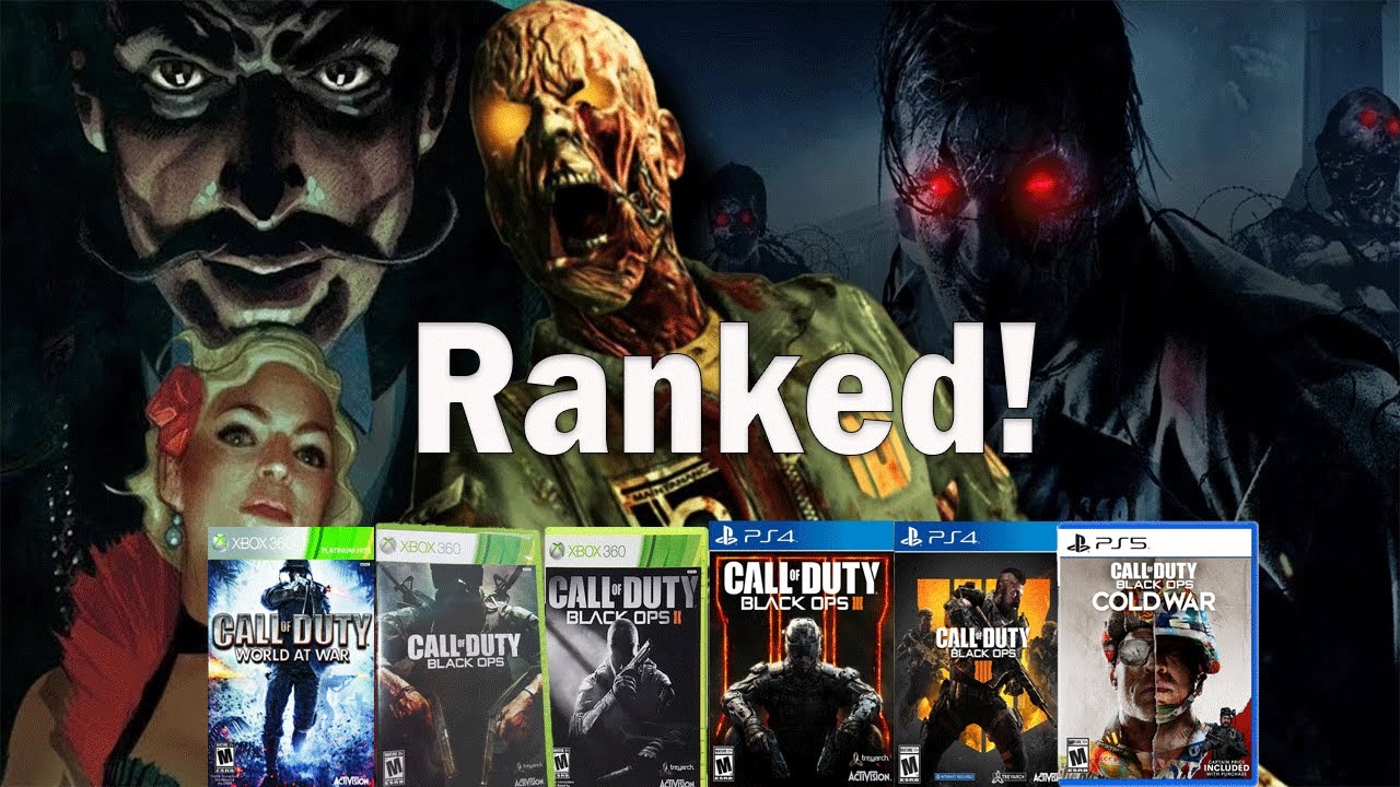 Ranking All Call of Duty Zombies Games (Treyarch Only)