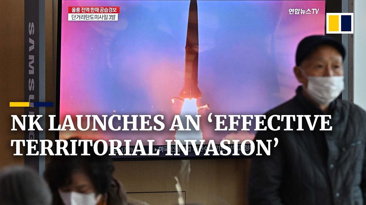 North Korean missiles land in South Korean waters for first time