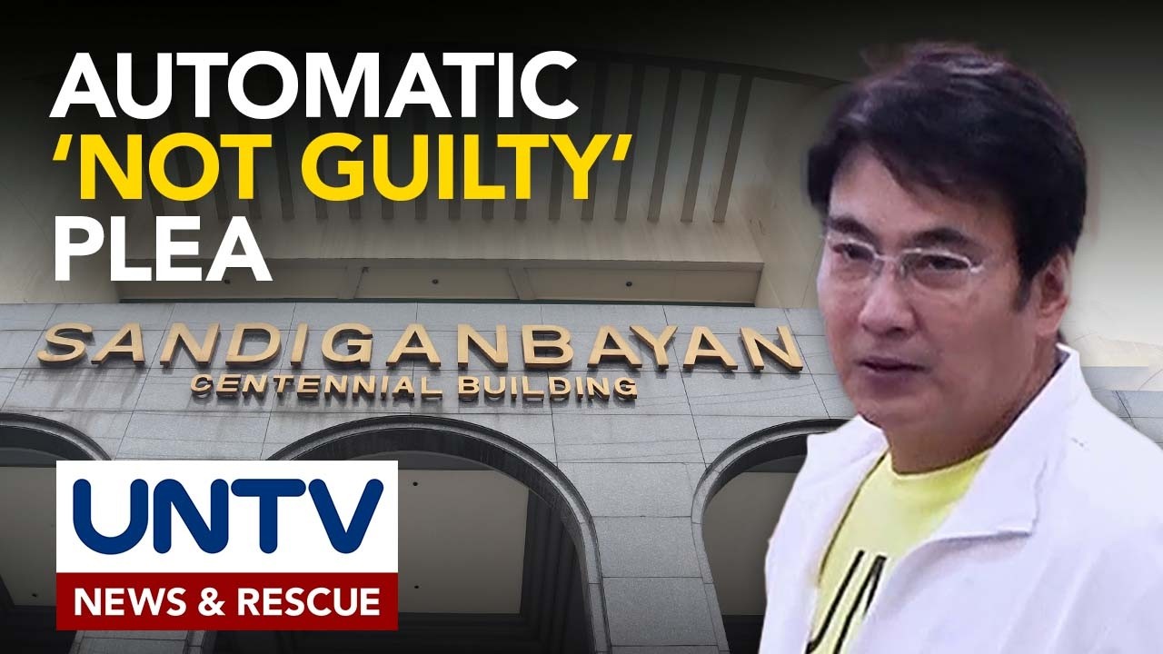 Dating Sen. Bong Revilla, tumangging maghain ng plea sa arraignment sa Sandiganbayan