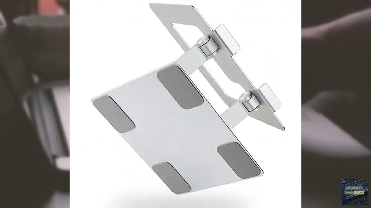 Review - Amazon Basics Sturdy and Portable Ergonomic Laptop Stand for Desk, Adjustable Ri