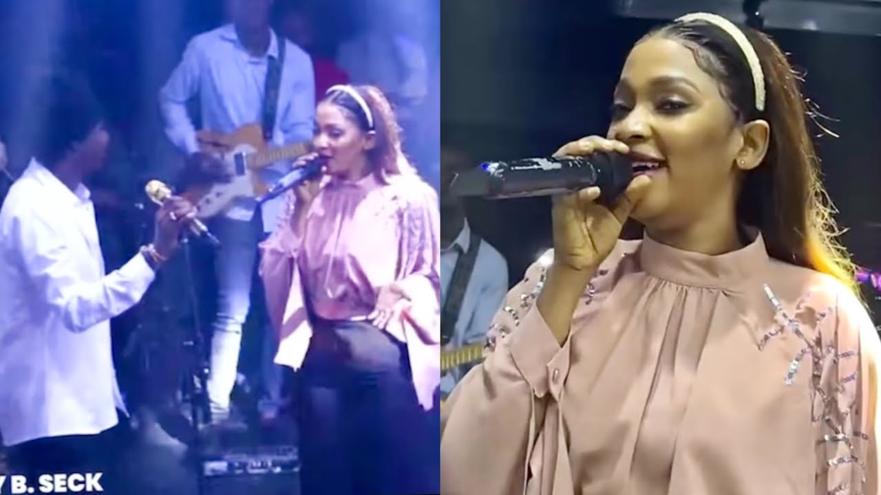 Incroyable Duo entre Wally Seck et la chanteuse Guinéenne Djéli Kaba Bintou femme de Azaya au vogue