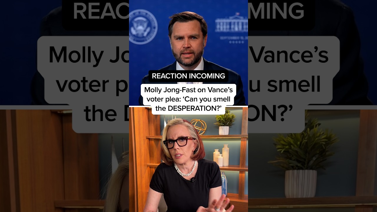 Molly Jong-Fast on Vance's voter plea: 'Can you smell the DESPERATION?'