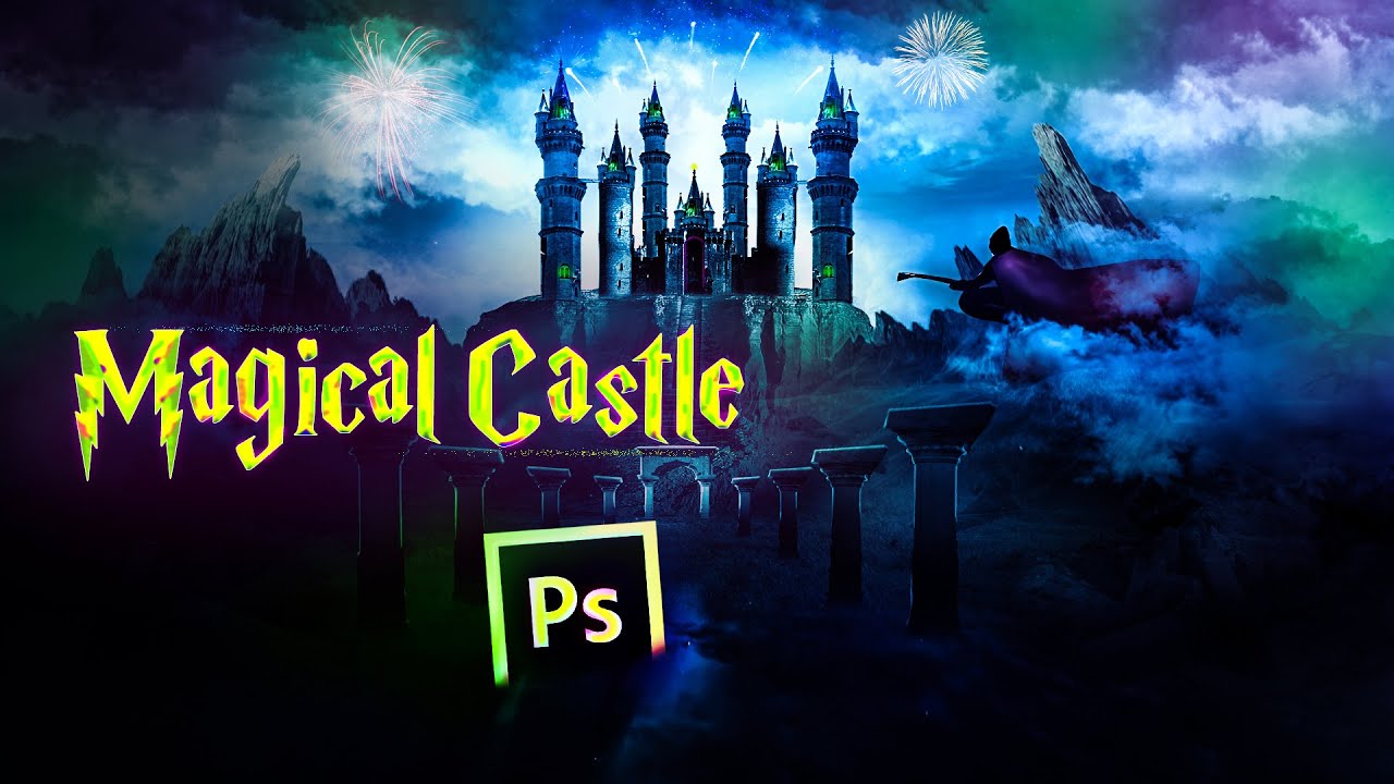 Magical Castle | photoshop manipulation | Speed Art | Hgarphic