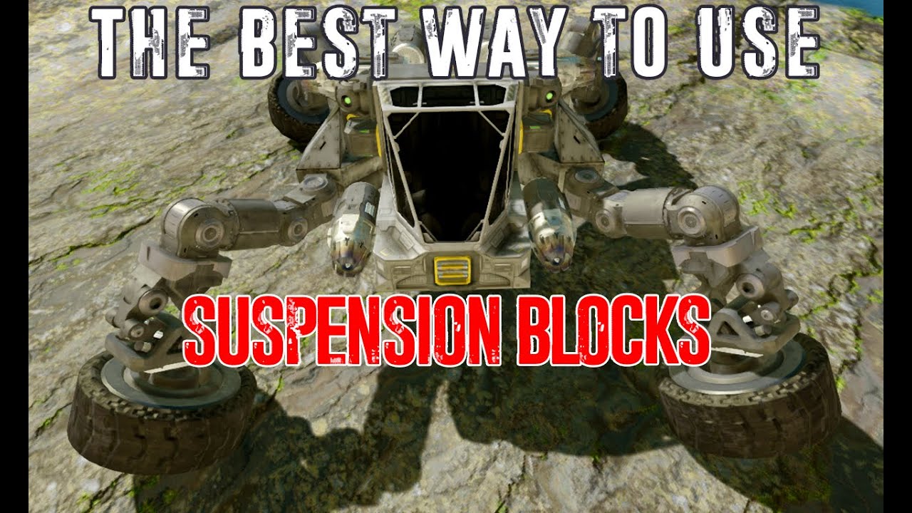 Quick Experimental Rover (HROVER) Build in Space Engineers - Suspension Experiment