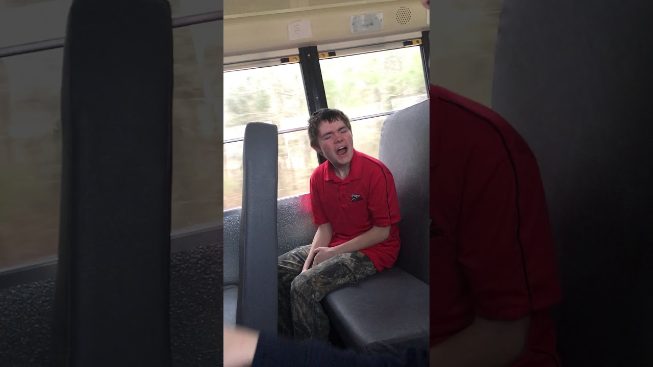 Flip out on the bus kid freaks the f out