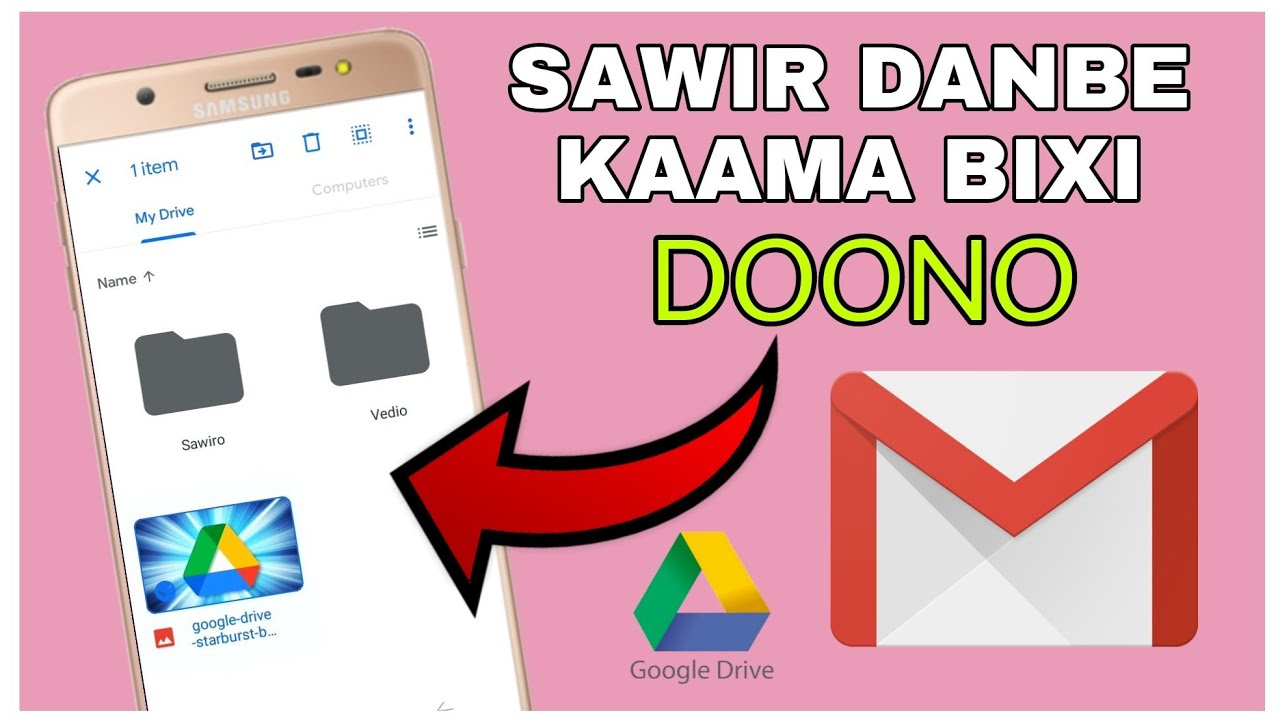 sida sawirada iyo vedio yada loogu xaraysto gmail
