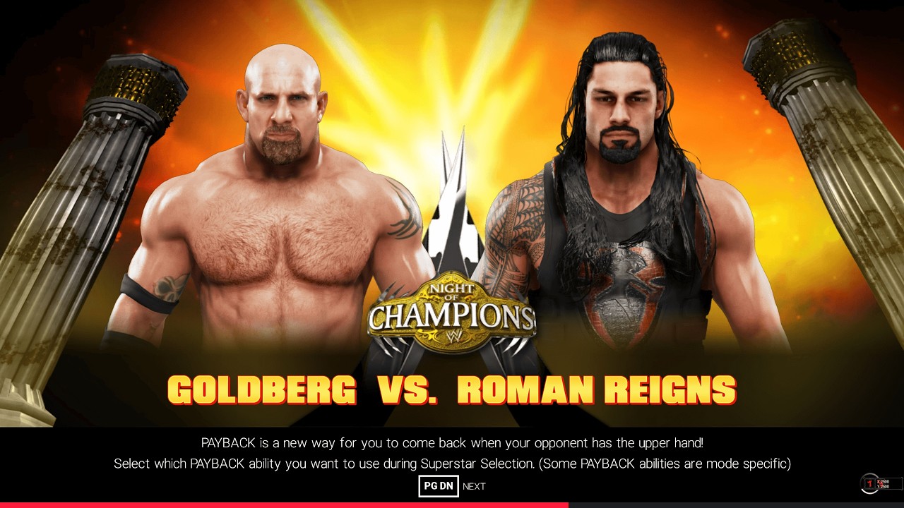 WWE 2K19 Final Match Between ROMAN REIGNS  VS. GOLDBERG  CPU VS CPU   Which one Is GOAT ??