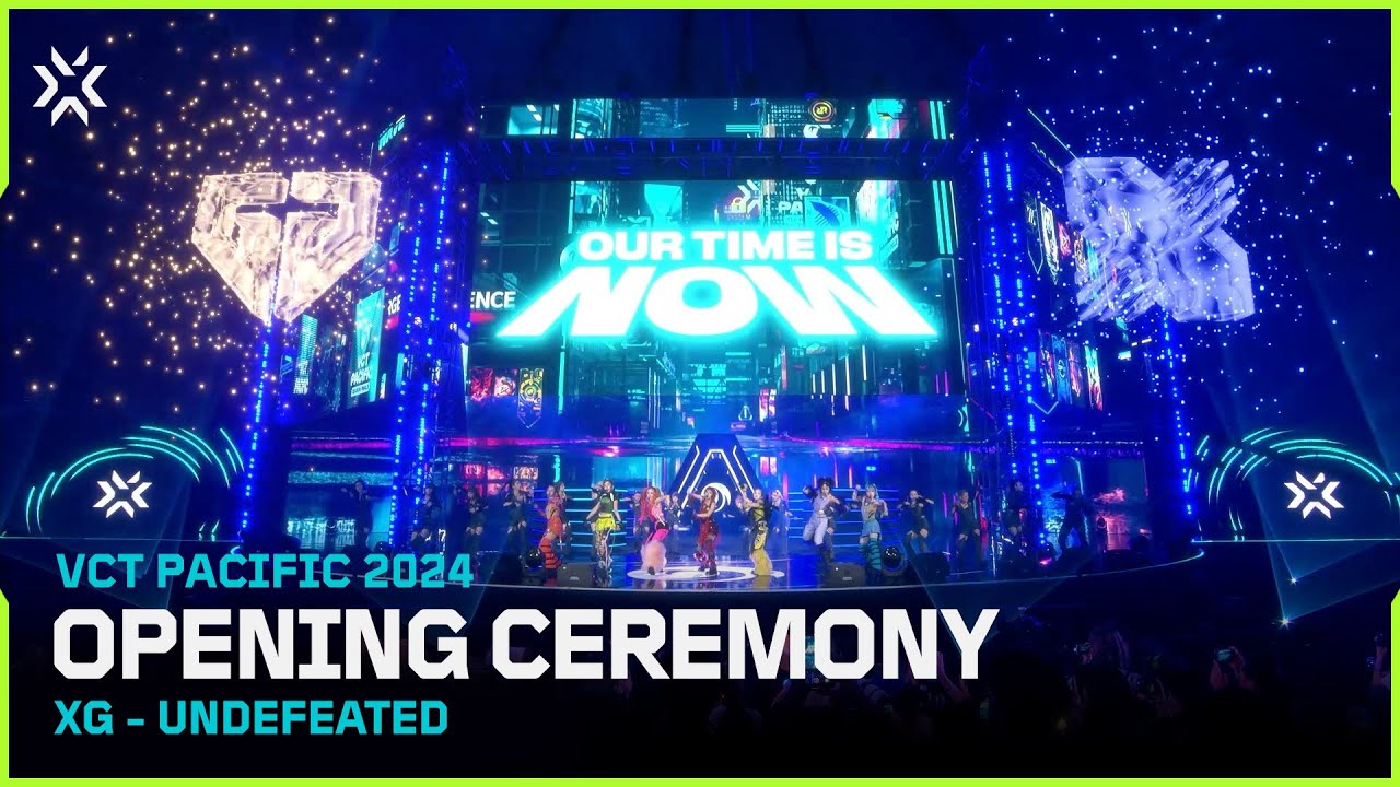 VCT PACIFIC 2024 Opening Ceremony Performance // XG - UNDEFEATED