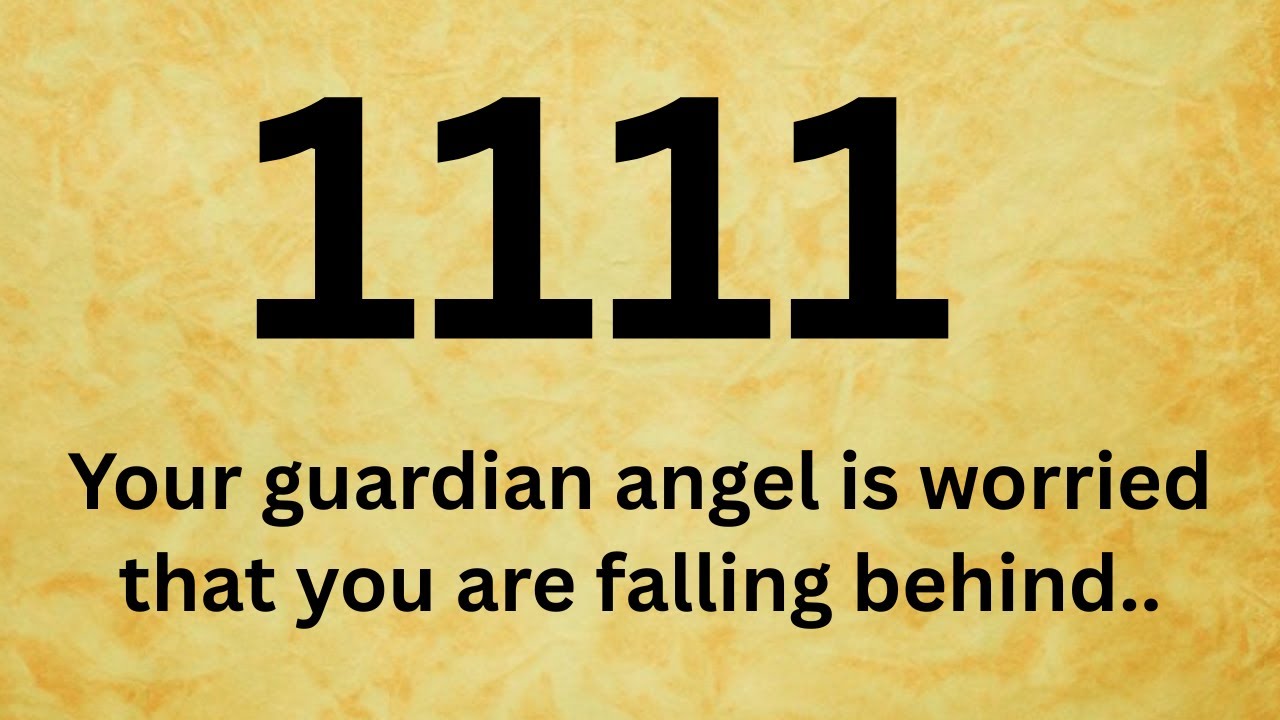 🕊️1111 Your guardian angel is worried that you are falling behind..Open this now!!