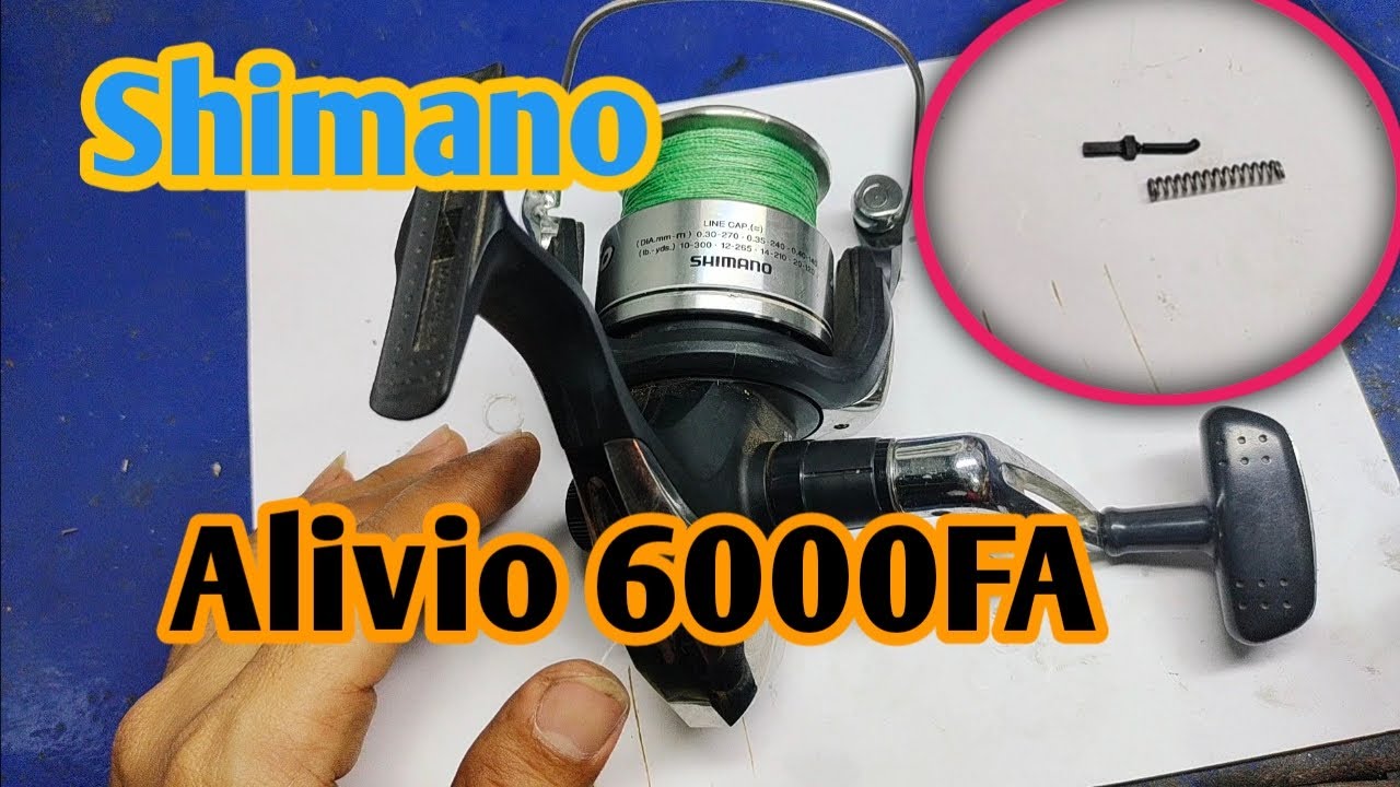 ជួសជុលម៉ាស៊ីនបបក់ត្រី/Video fishing / How to fix Shimano Alivio 6000FA