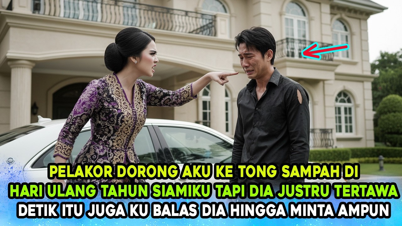 DIHINA & DIDORONG KE TONG SAMPAH DI DEPAN TAMU UNDANGAN, SUAMI SYOK SAAT TAHU AKU BOS PERUSAHAANNYA