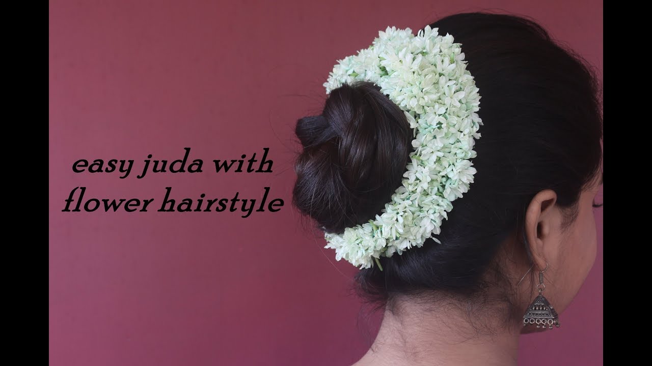 Juda Hairstyle With Flower|BeautyBook