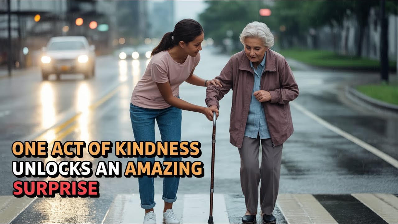 Heartwarming Moment: Young Girl Aids Elderly Woman—Uncovering a Life-Changing Billionaire Secret!