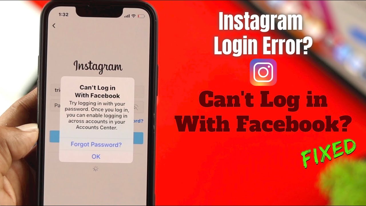 Fix Instagram: Can&rsquo;t Login with Facebook! - Error Solved!