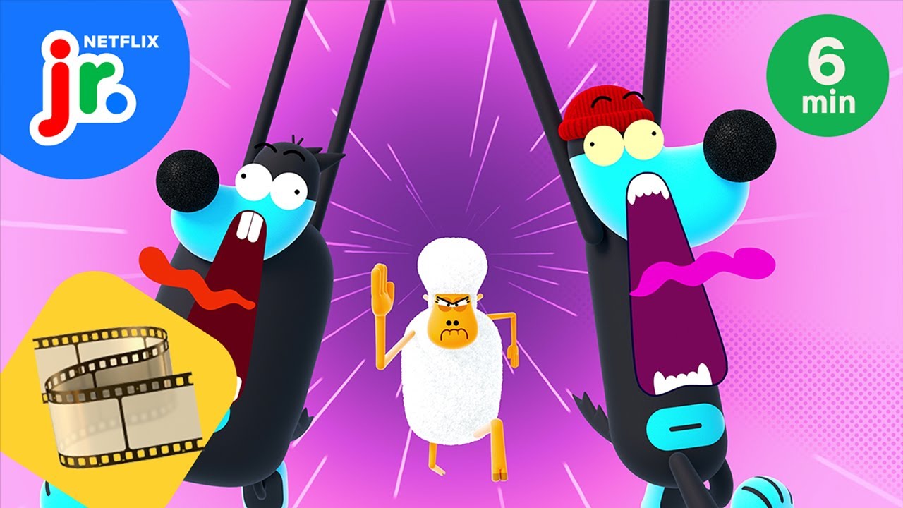 IL LUPO DI KARATE SHEEP 🐺 Karate Sheep | Netflix Jr Italia