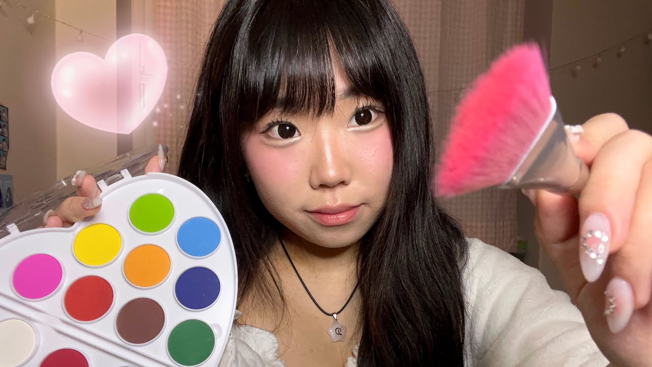 ASMR| 🎨Face painting therapy session❤️‍🩹