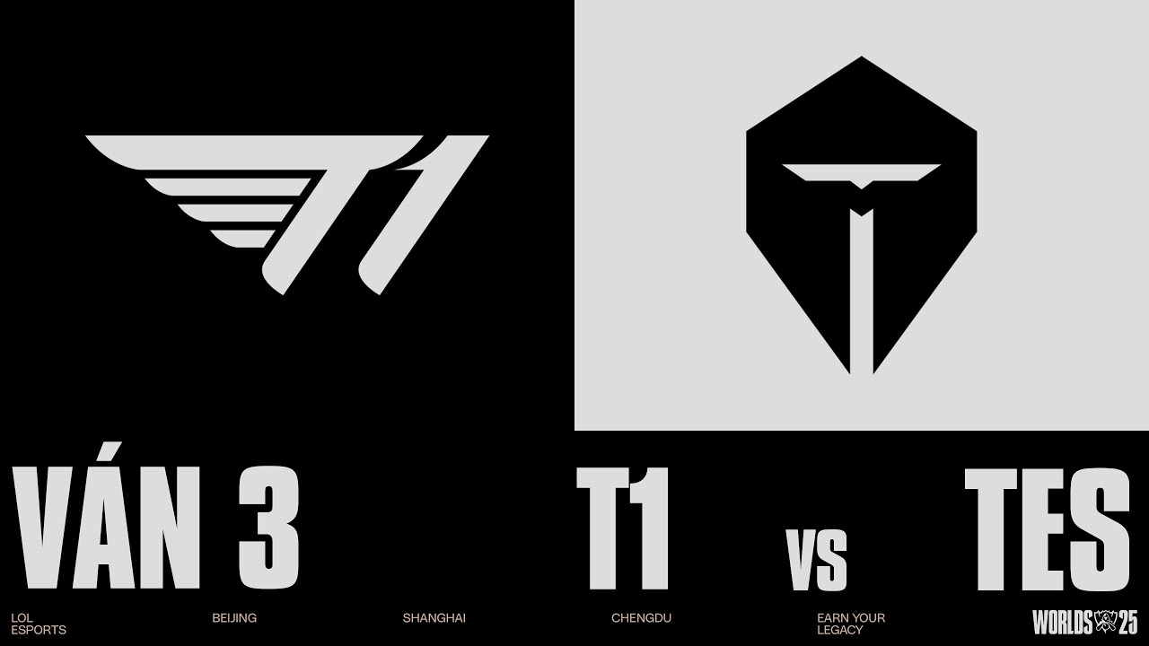 T1 vs TES | Ván 3 | CKTG 2025 - Bán Kết 2