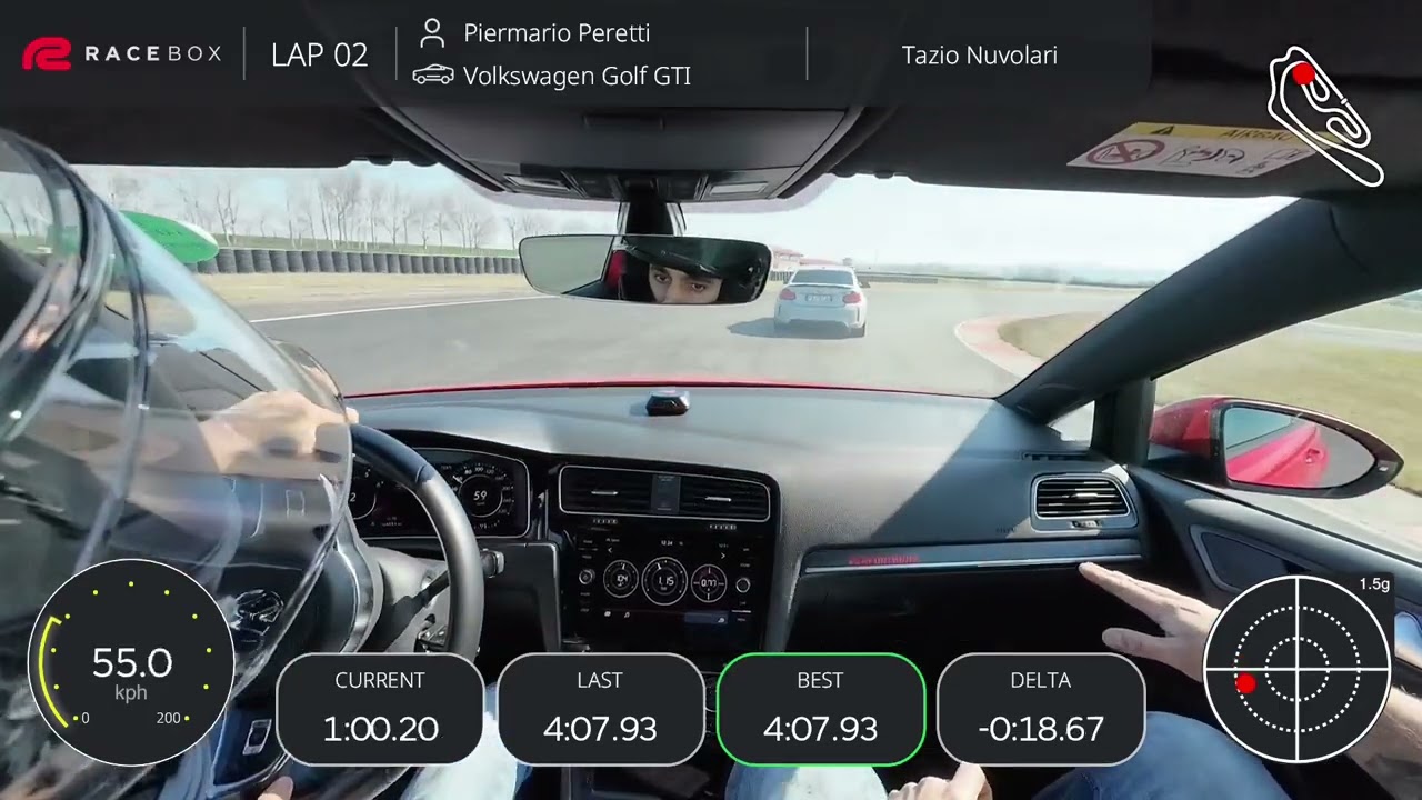 Tazio Nuvolari 5260m - 2 marzo 2025 - 2:52.61 - VW Golf GTI 7.5