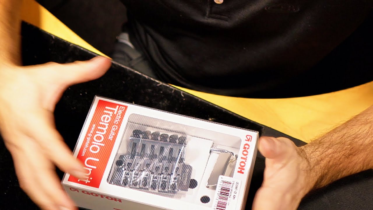 Nervous unboxing: Gotoh GE1996T-40-C FR-Style Tremolo