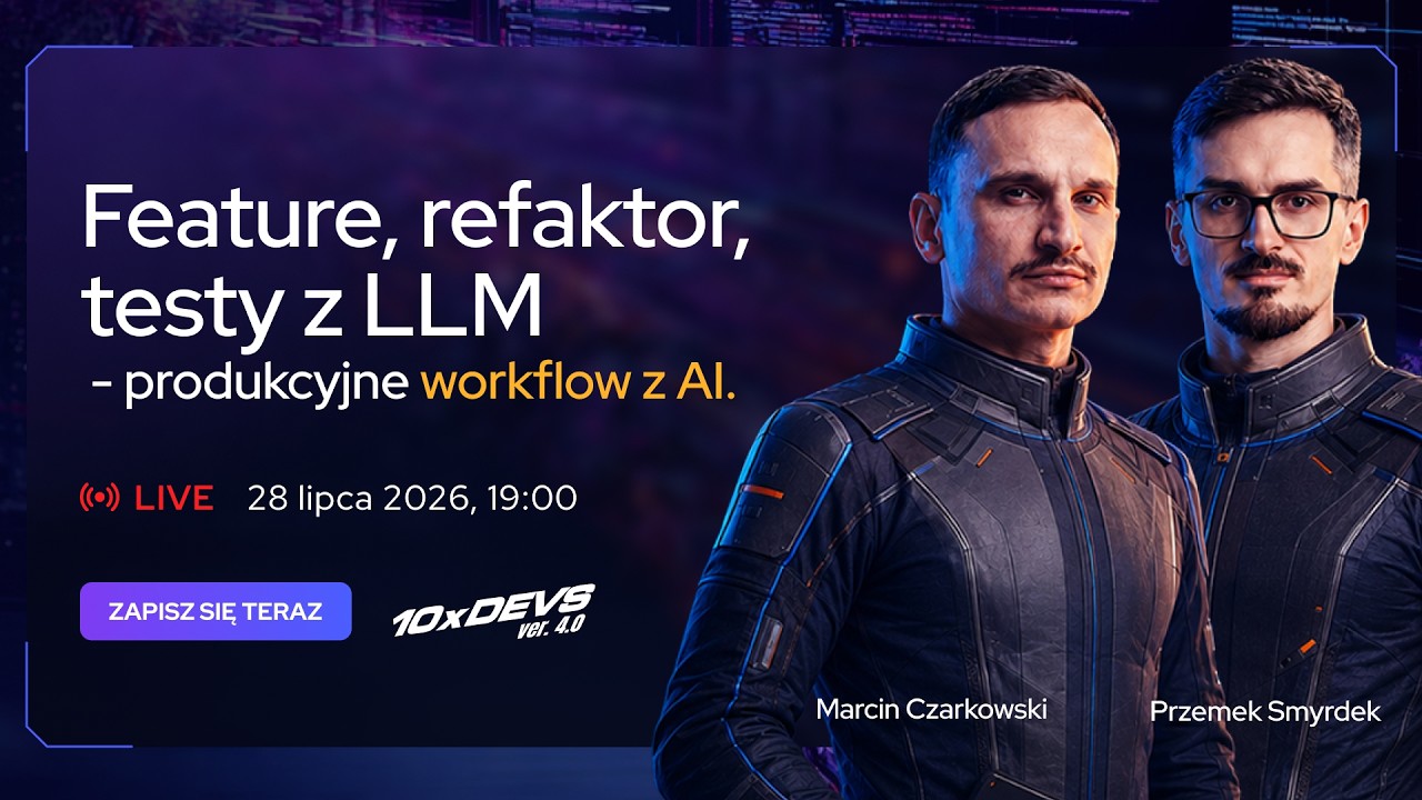 Poznaj AI Workflow, kt&oacute;re działa na produkcji - LIVE 10xDevs