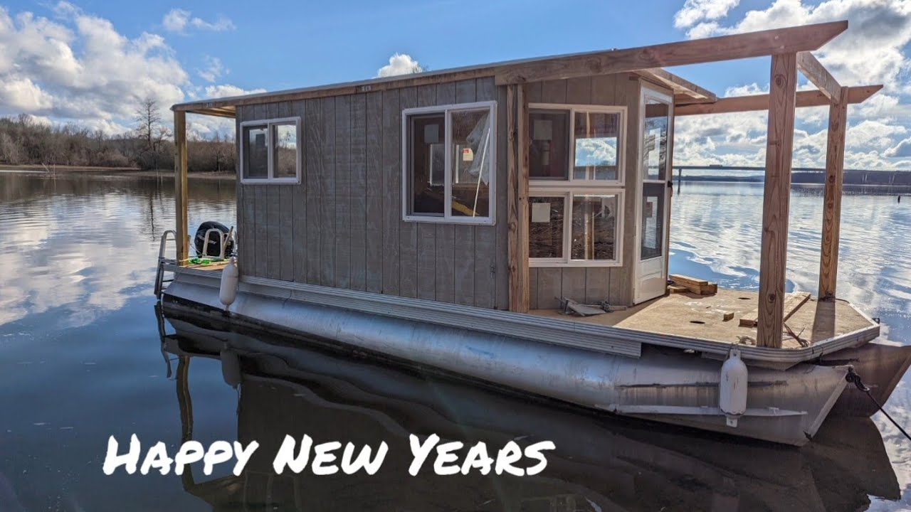 #67 ATAP... Sn2 Ep13 Hammocks, River Falls in the Water, off grid Houseboat, Floating Tiny House