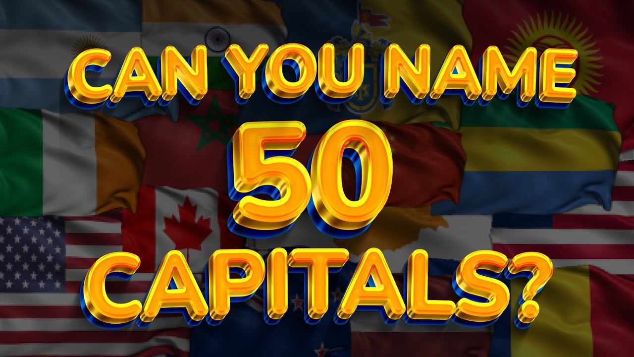 Can You Name All 50 World Capitals in 3 Seconds Each? | Geography Quiz Challenge