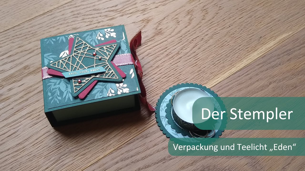 Verpackung und Teelicht 