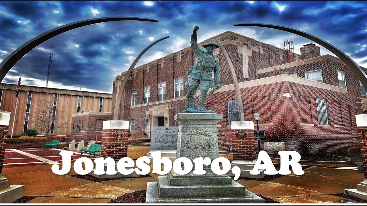Jonesboro, AR  |  A 4K City Walking Tour