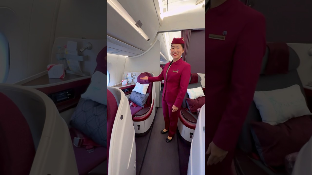 Flying Business Class with Qatar Airways🇶🇦