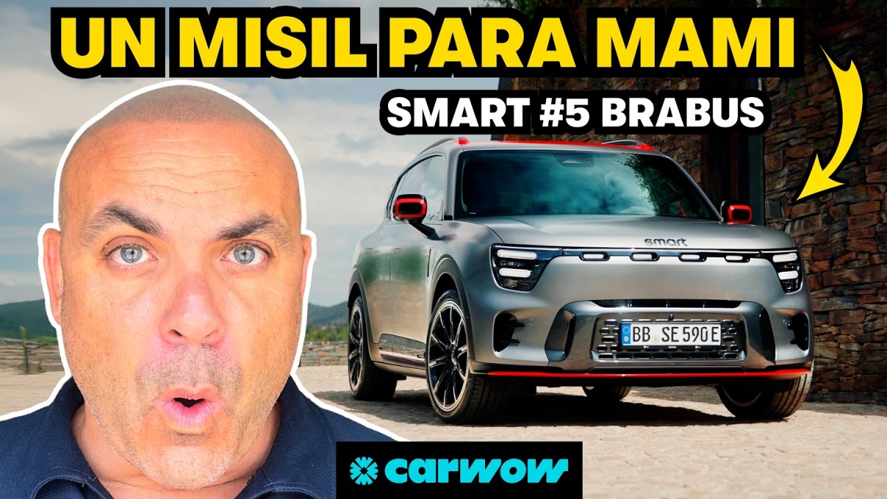 UN SUV FAMILIAR CON 646 CV ¿DÓNDE VAMOS A LLEGAR? SMART #5 BRABUS