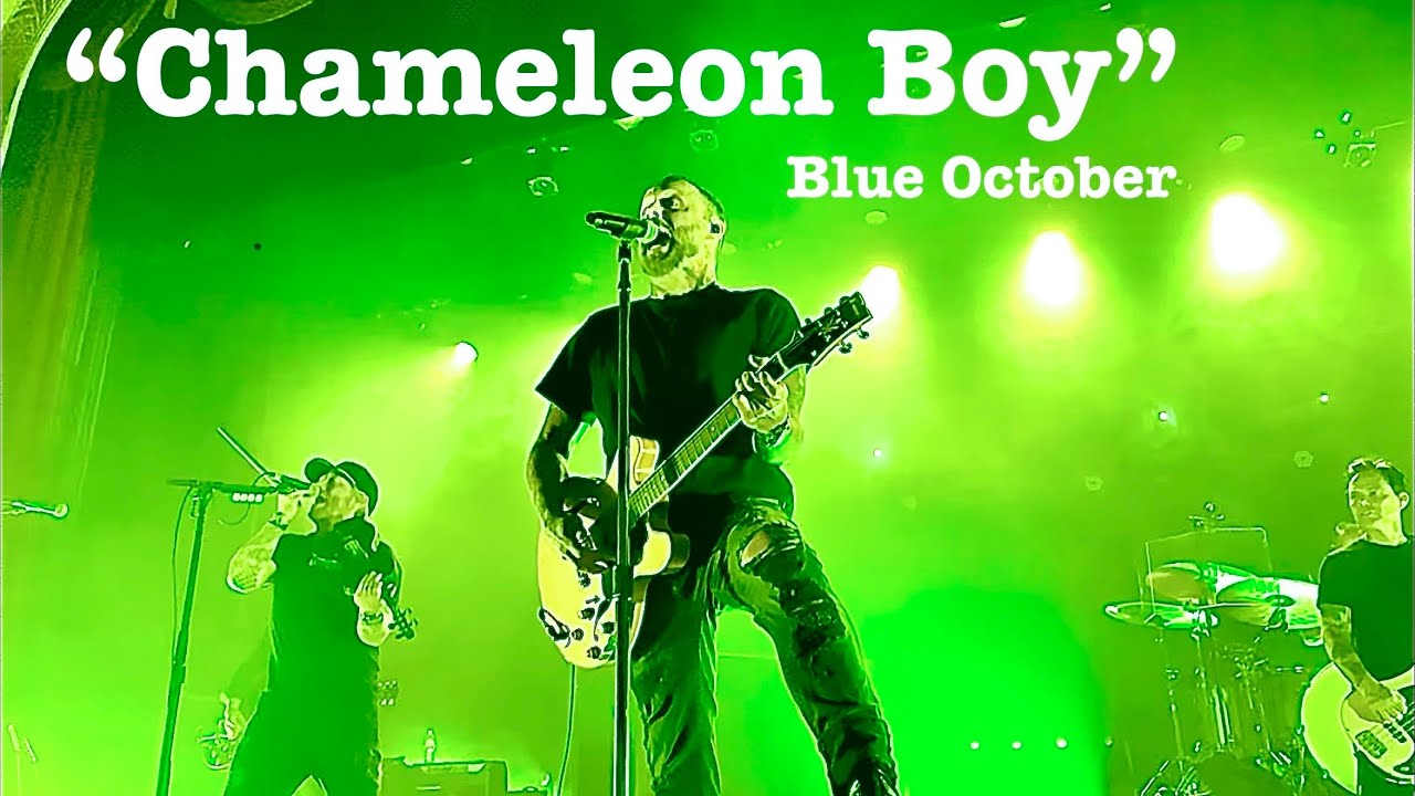 Blue October -“Chameleon Boy”🦎GREAT Live Intro by Justin Furstenfeld 🌳 Argue with a Tree Tour 2025