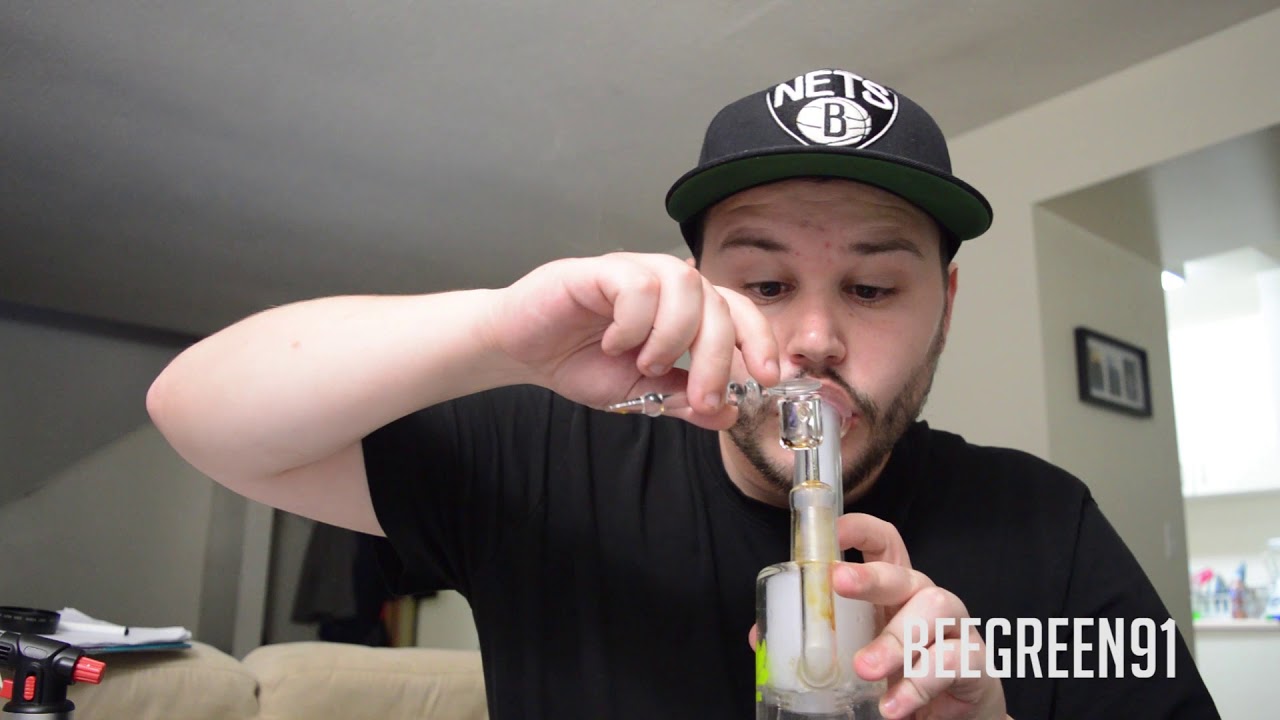 How To Dab Off A Quartz Banger- Beegreen91