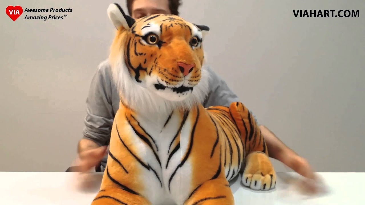 Rohit the Orange Bengal Tiger Stuffed Animal Plush from VIAHART