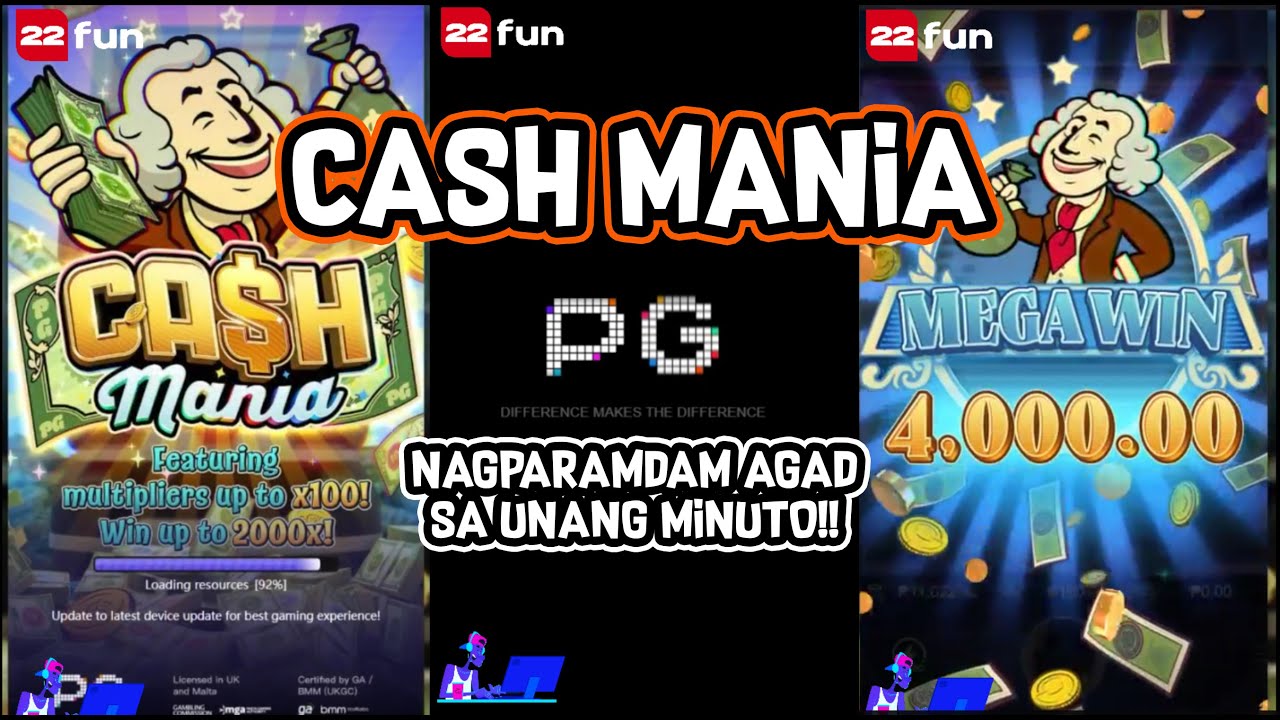 CASH MANIA NI PGSLOT SARAP NG PAWELCOME! #slots #casinogames #cashmania #games