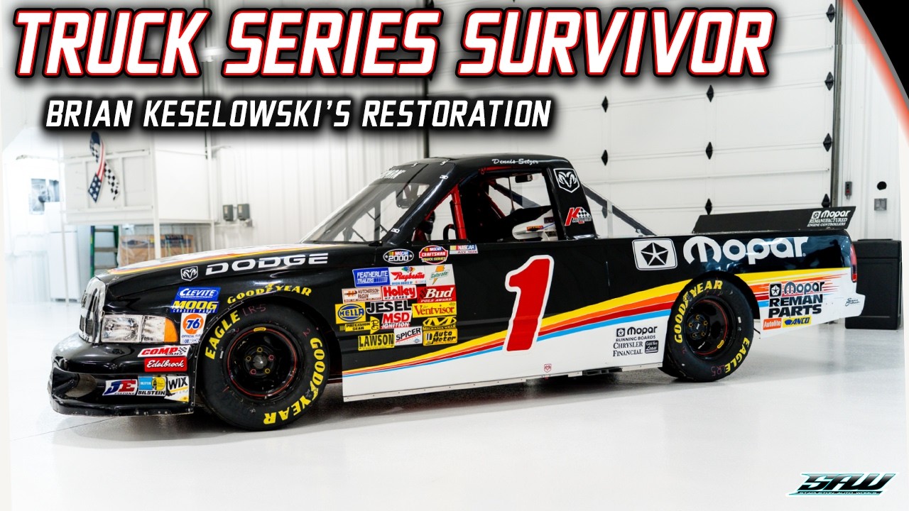 Brian Keselowski’s Vintage Dodge Ram NASCAR Truck Resurrection! Reunited After 18 Years