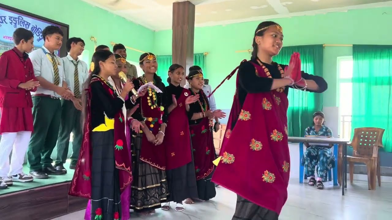 Dheusi Bhailo Program Golden Future English Boarding School | GFEBS Dheusi Bhailo tihar Celebration
