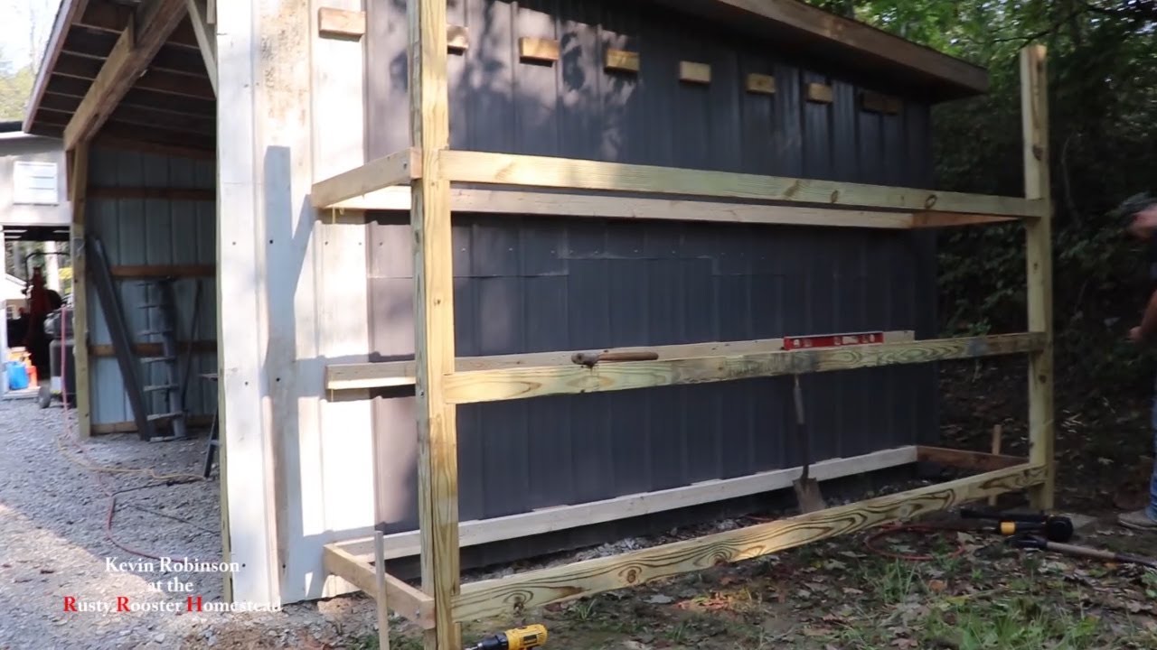 sawmill lumber shelf storage rack part 1