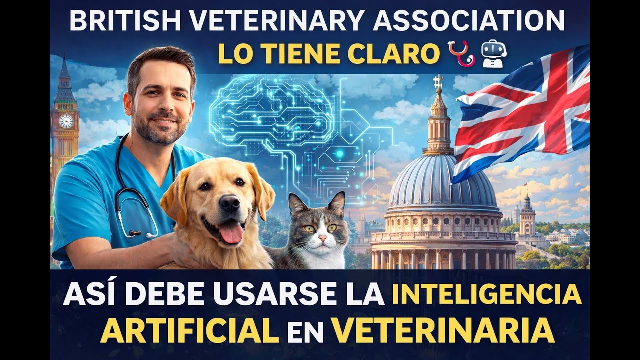 El posicionamiento de la BVA sobre Inteligencia Artificial 🧠🐾 | El veterinario sigue siendo clave
