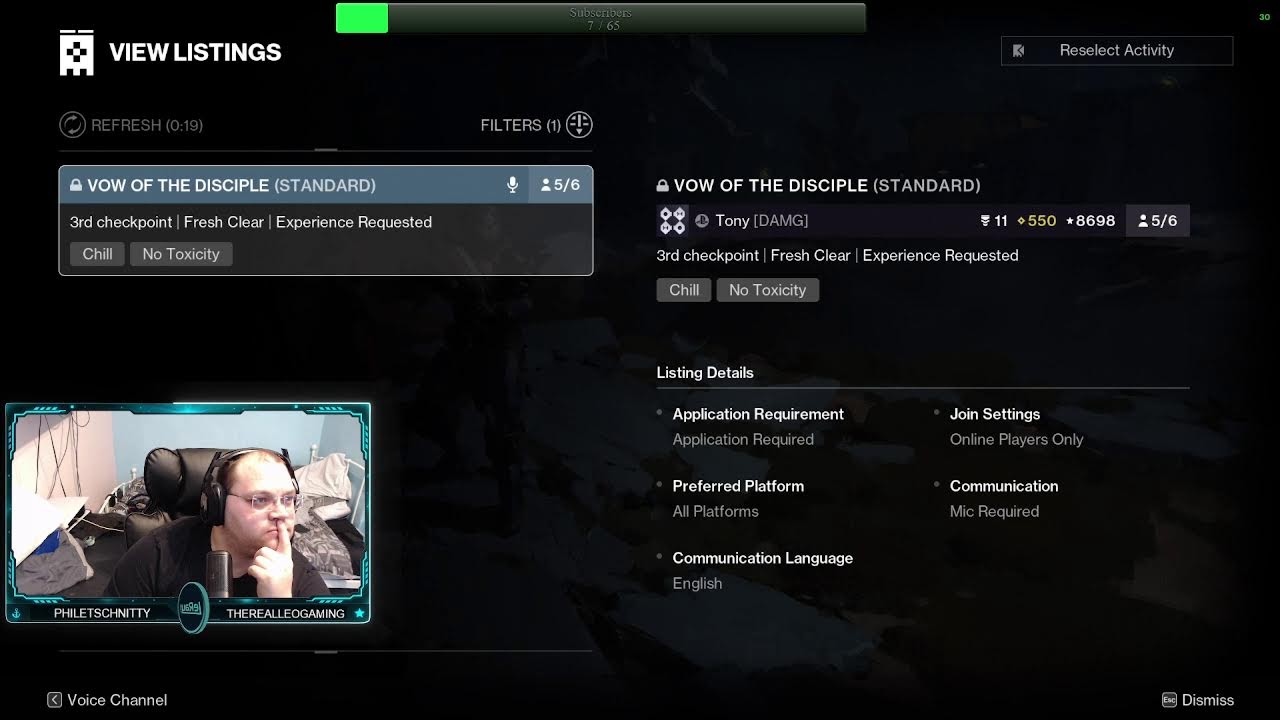 Pve Things. Raids Later?|!discord !goat | #RazorCreator