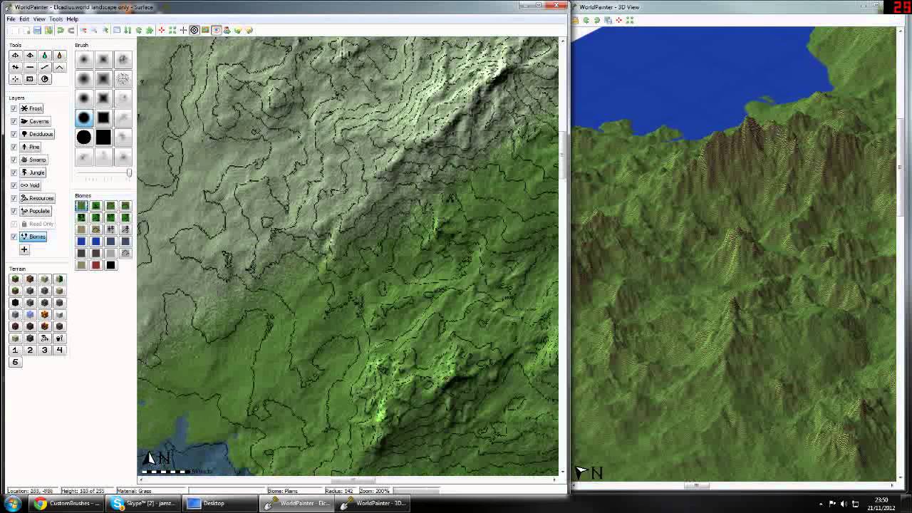 Massive World Painter Map