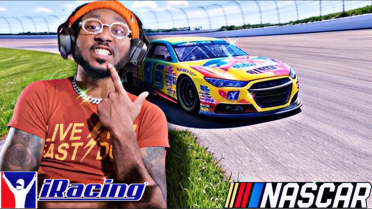 First time ever racing the new Arca Car at Rockingham | NASCAR iRacing ￼