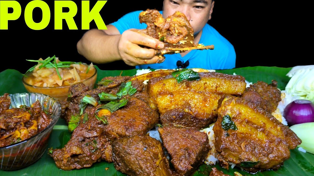 PORK BELLY WITH BAMBOO SHOOTS 🔥//SOIBUM EROMBA AMA ADUM YAKHI🤤//