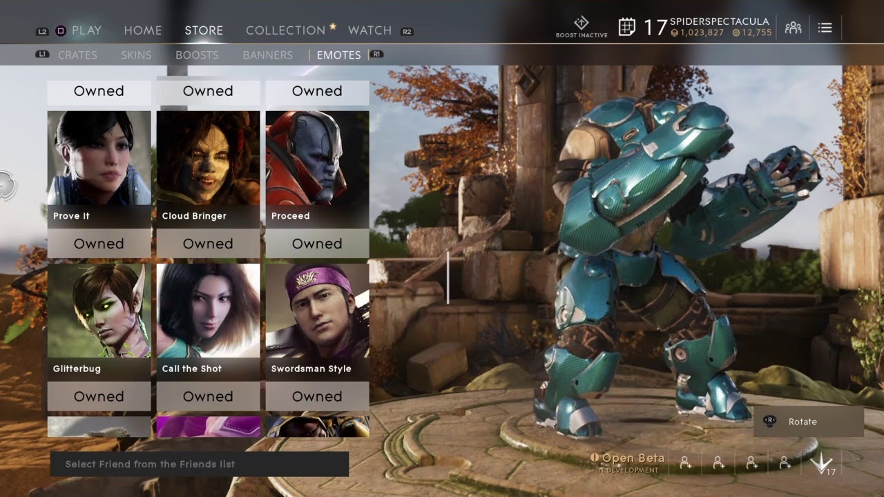 PARAGON EMOTES
