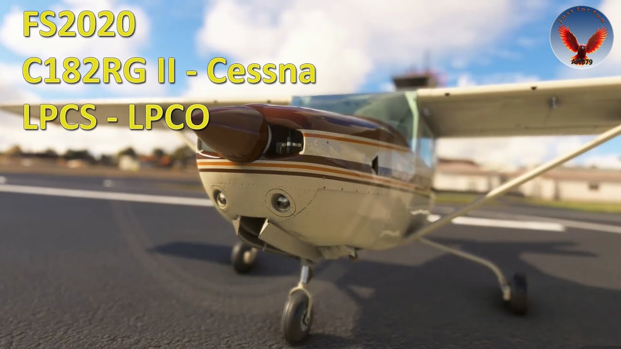 MSFS 2020 - C182RG II Cessna (Carenado) - LPCS - LPCO