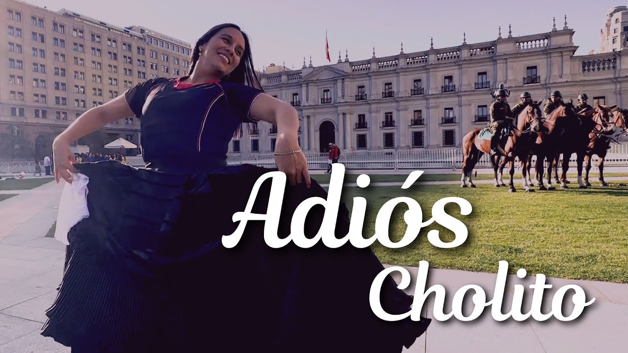 💃 MARINERA norteña ADIÓS CHOLITO 💃 en el Palacio de la moneda en Chile 🇨🇱