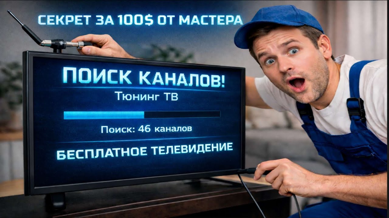 📺 Не покупай антенну! В телевизоре уже есть всё