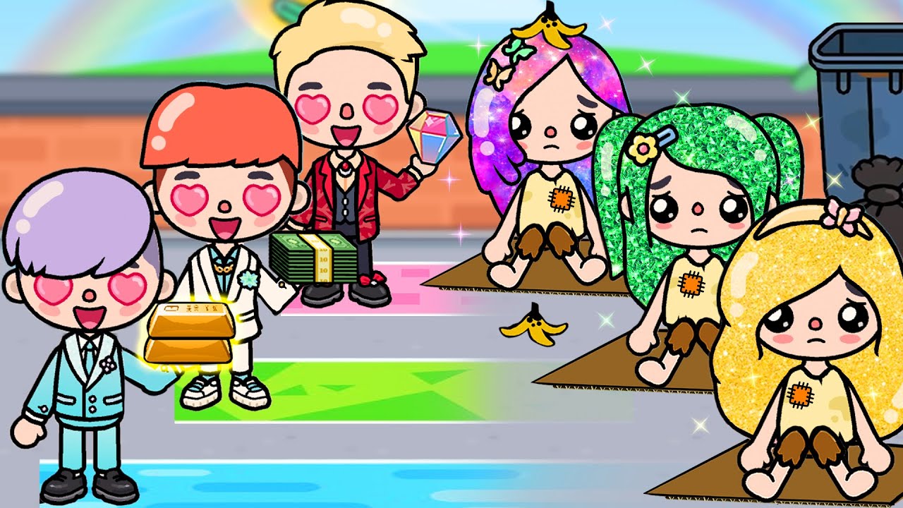 Rich Or Poor Love Story | Toca Life Story |Toca Boca