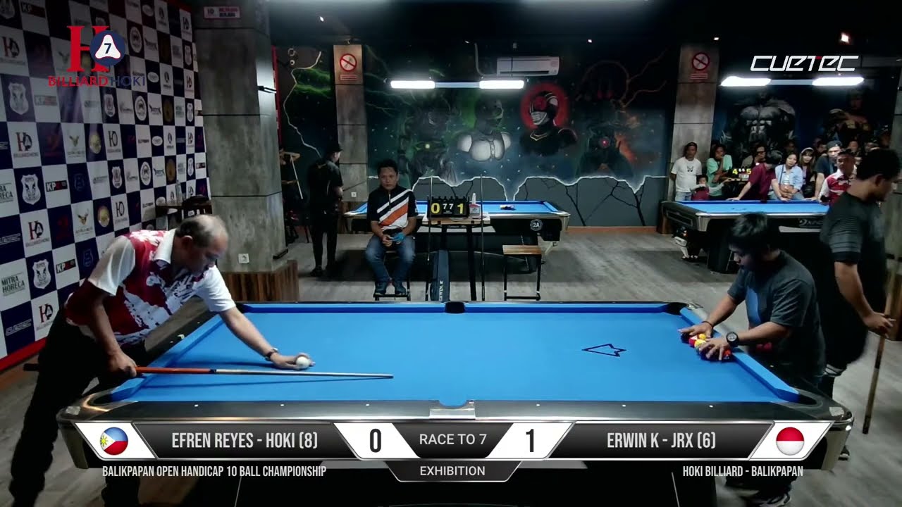 EFREN REYES - HOKI (8) vs ERWIN K - JRX (6)