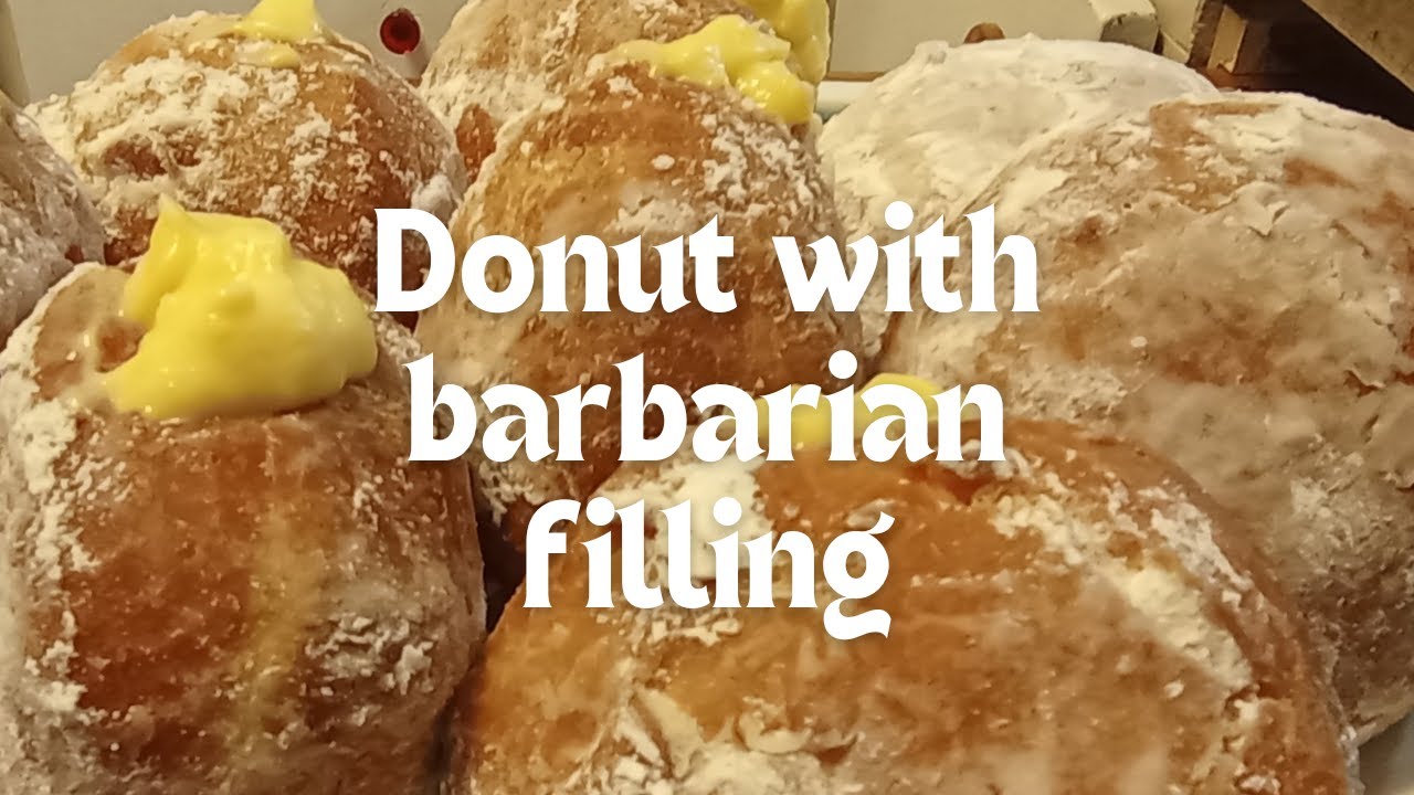 HOW TO MAKE DONUT WITH BAVARIAN FILLING | DONUT WITH FILLING RECCIPE | TASTY AND FLUFFY DONUT !