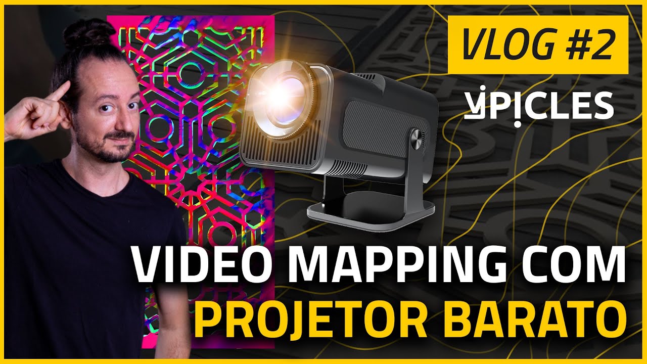 VLOG #2 - Mapping Com Projetor Barato | VJ Picles